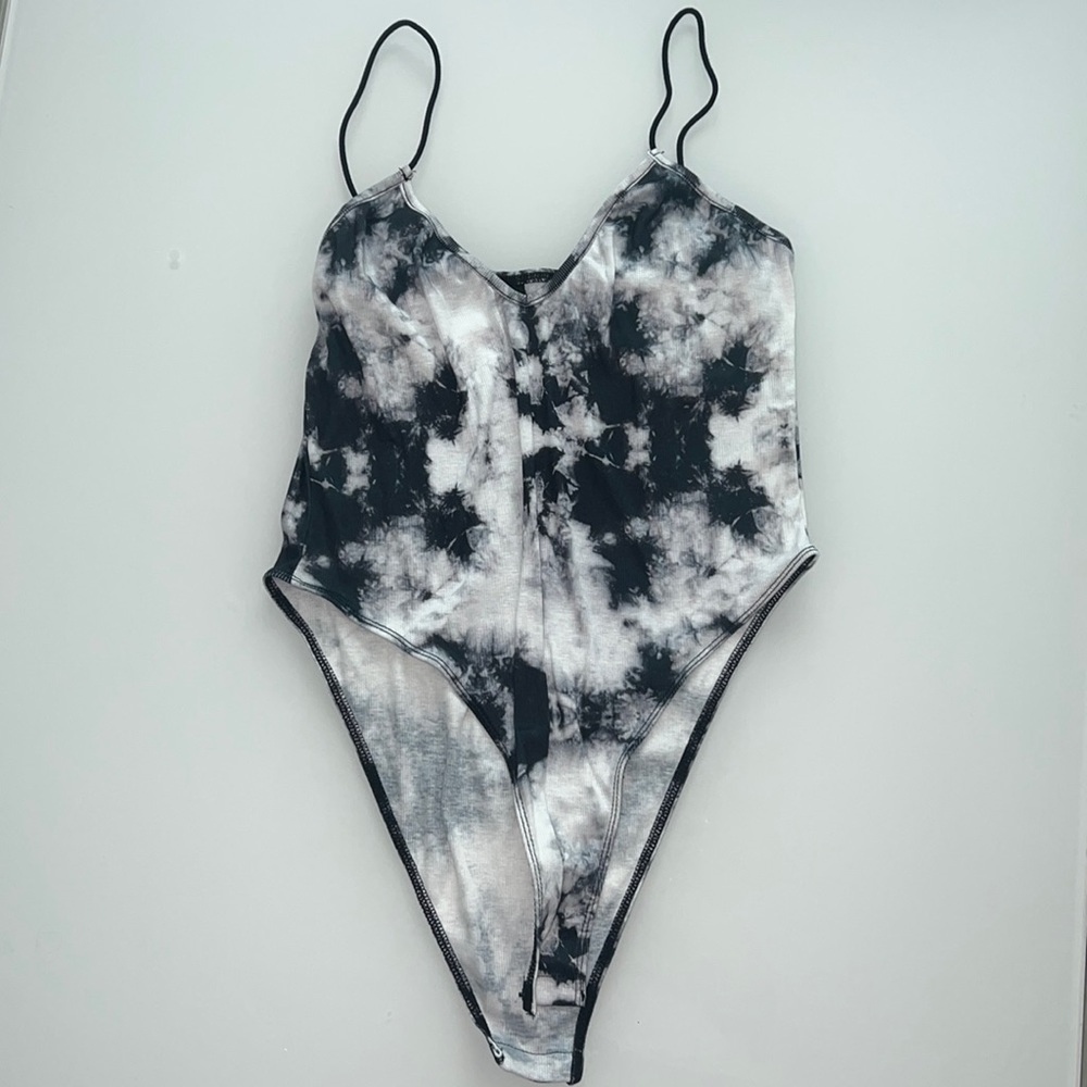 Blue body suit M